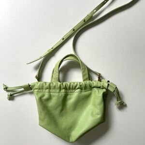 Madewell Piazza Mini Crossbody Bag in Seedling (pale green)